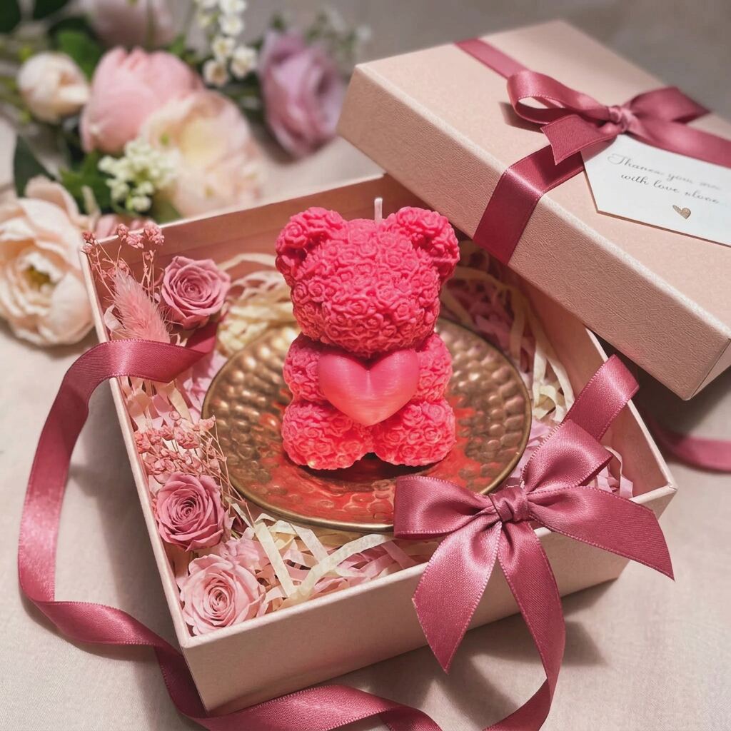 Teddy Bear Candle