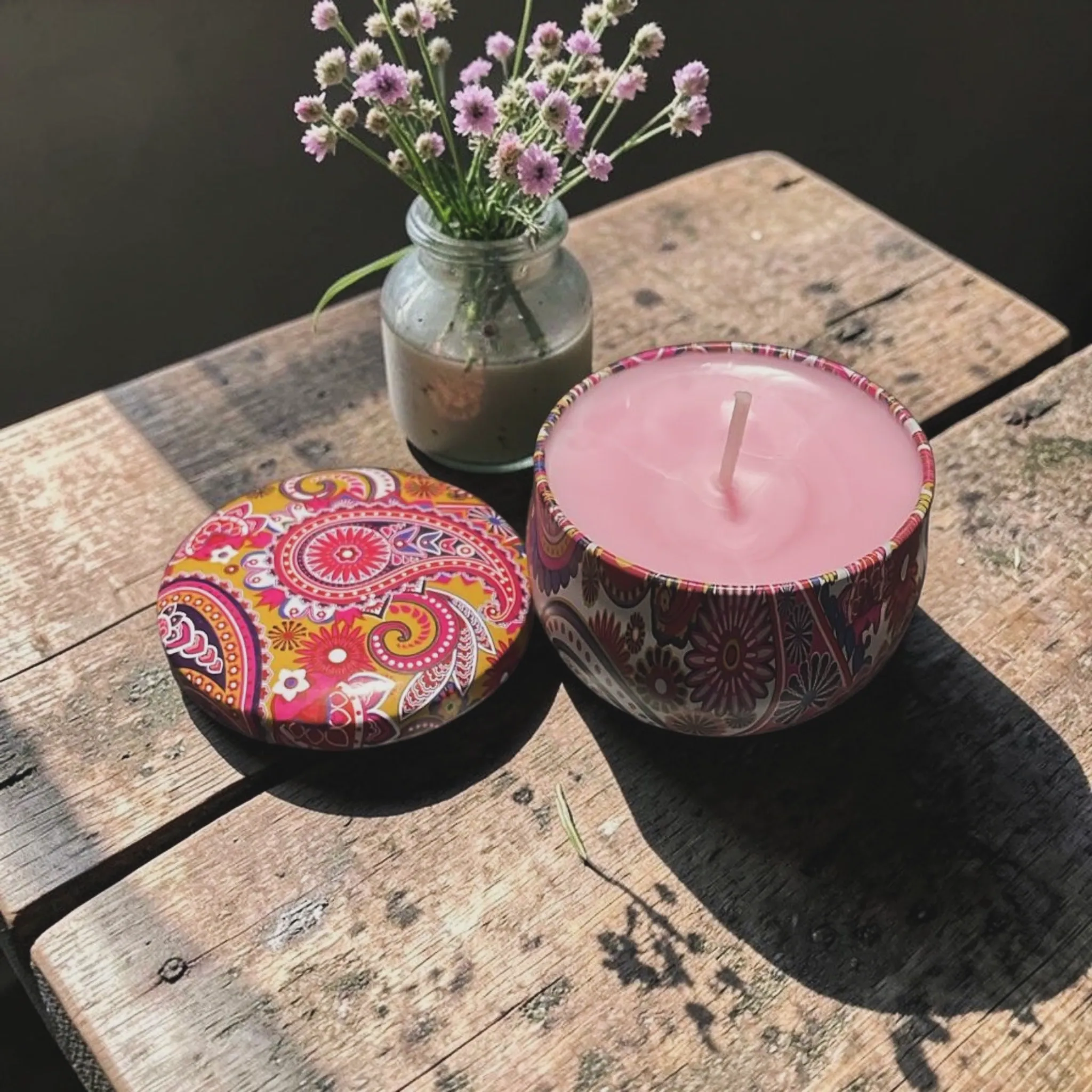 Mandala Jar Candle variation 4