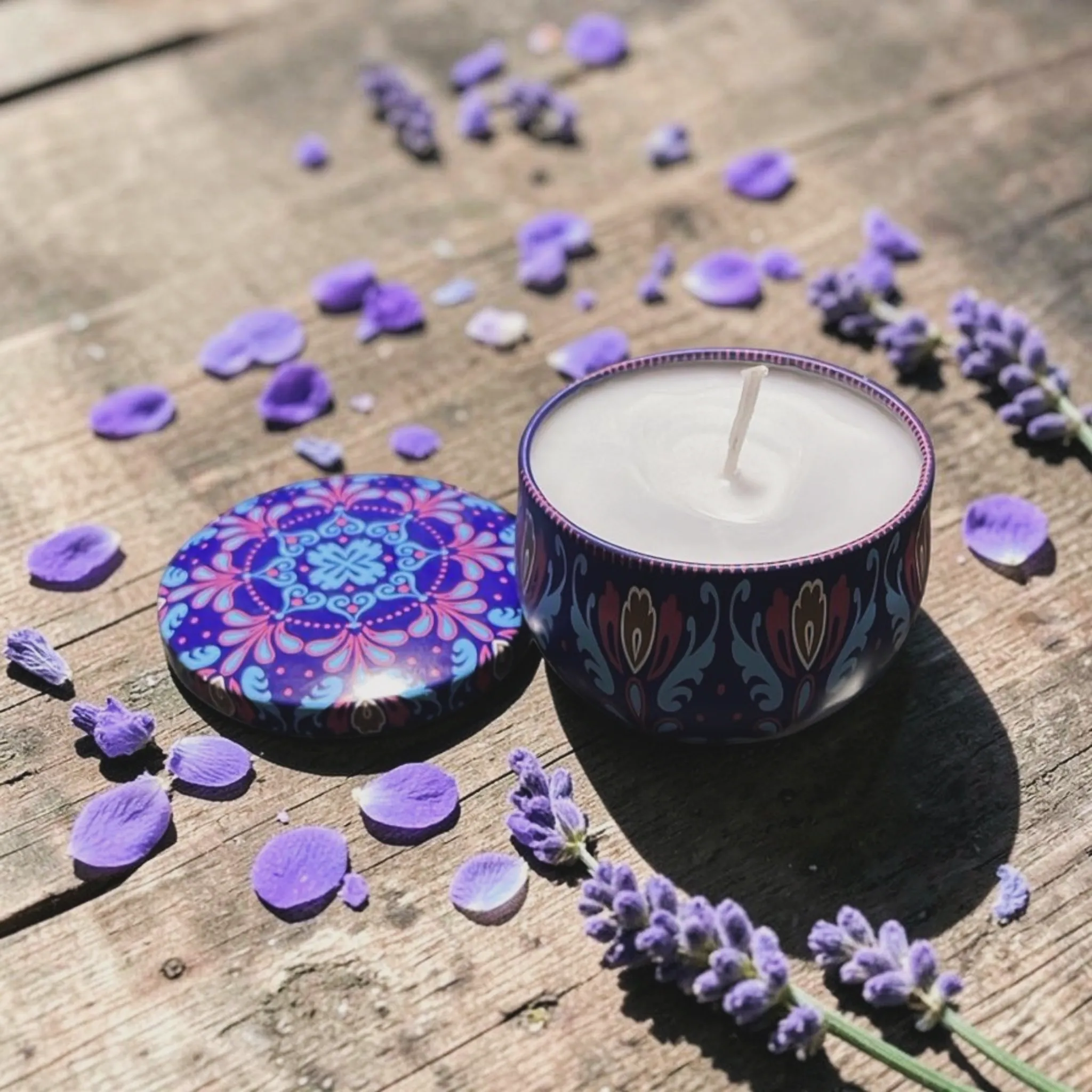 Mandala Jar Candle variation 5