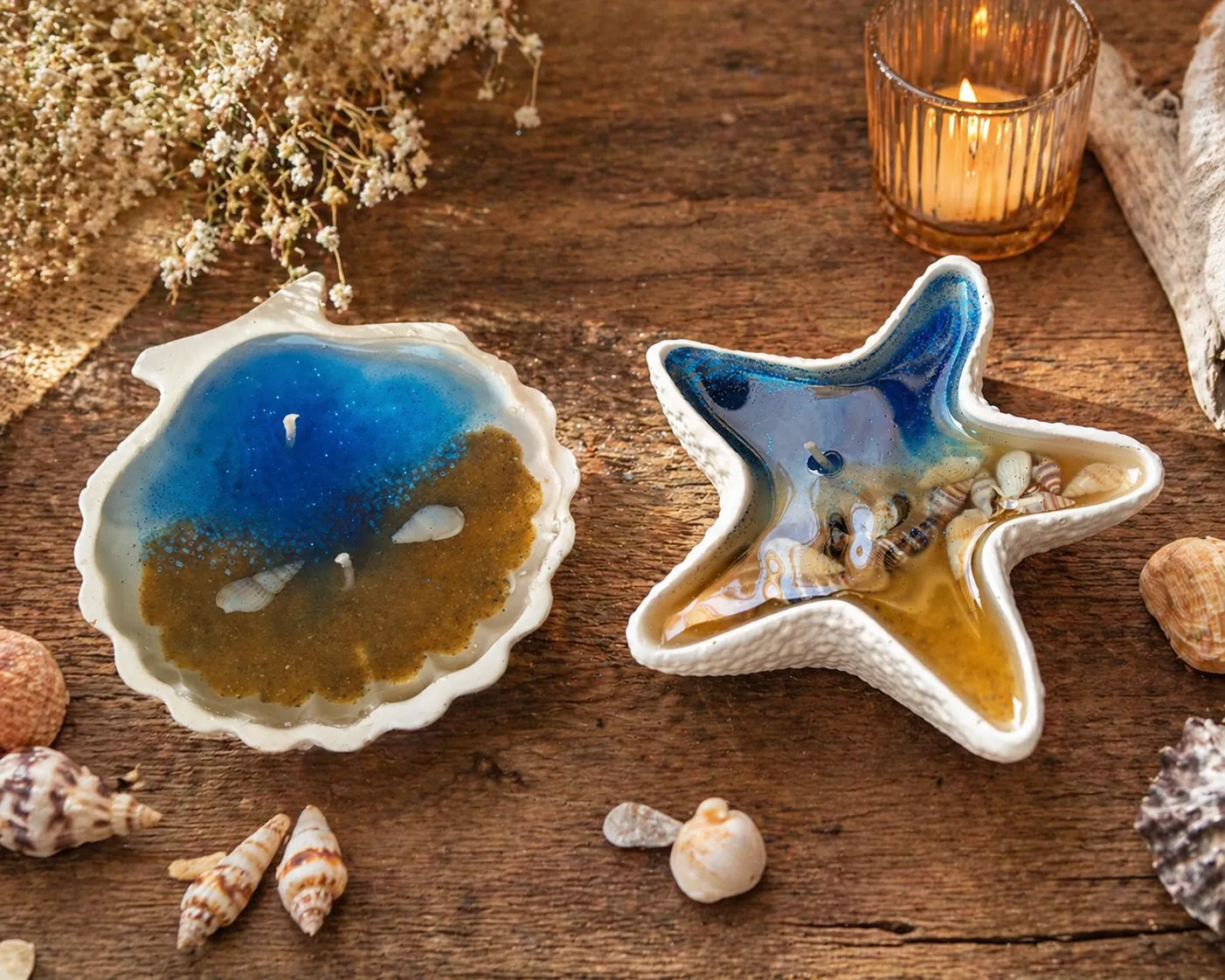 Starfish Candle